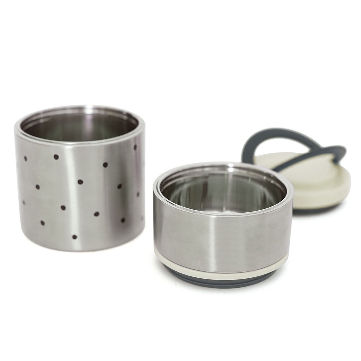 Termo Papillero para sólidos bebé Olmitos - 2 compartimentos de acero inox