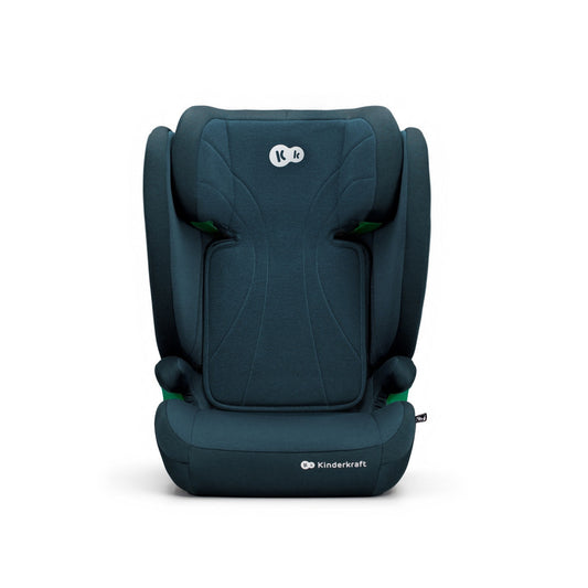 Silla de Auto JUNIOR FIX 2 de Kinderkraft - Universal con Isofix, I-SIZE para bebés y niños, Grupo 2/3, de 15 a 36 kg, Azul…