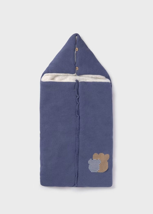 Saco Para Capazo Tricot Pelo Osito 9386 Mayoral