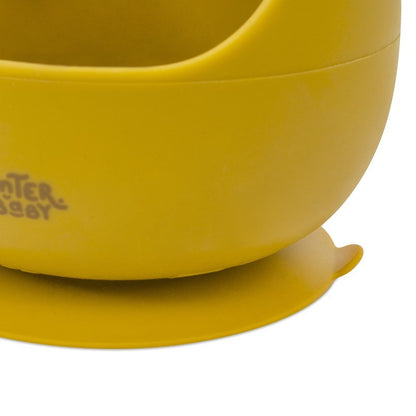 Cuenco con Ventosa + Cuchara de Silicona de Interbaby