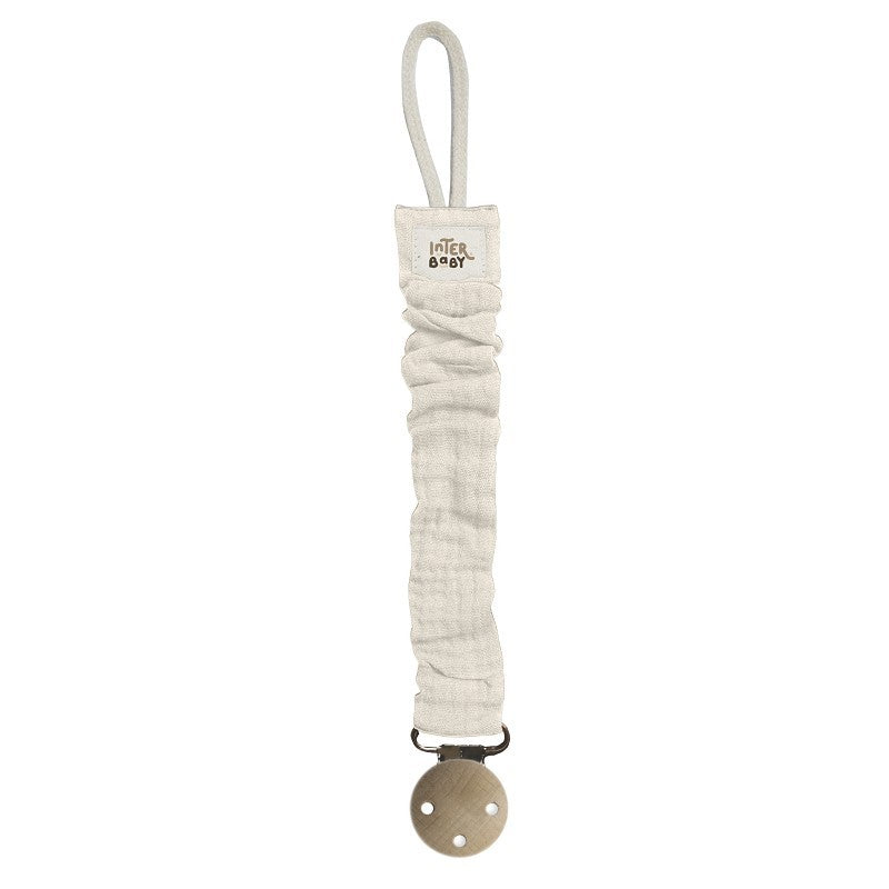Tríptico cuna 100% algodón Jirafa + chupetero de Interbaby