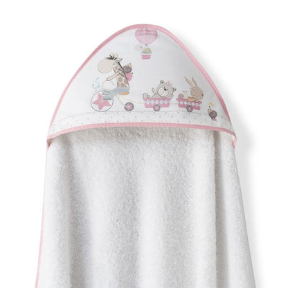 Capa de baño + babero Jirafa de Interbaby