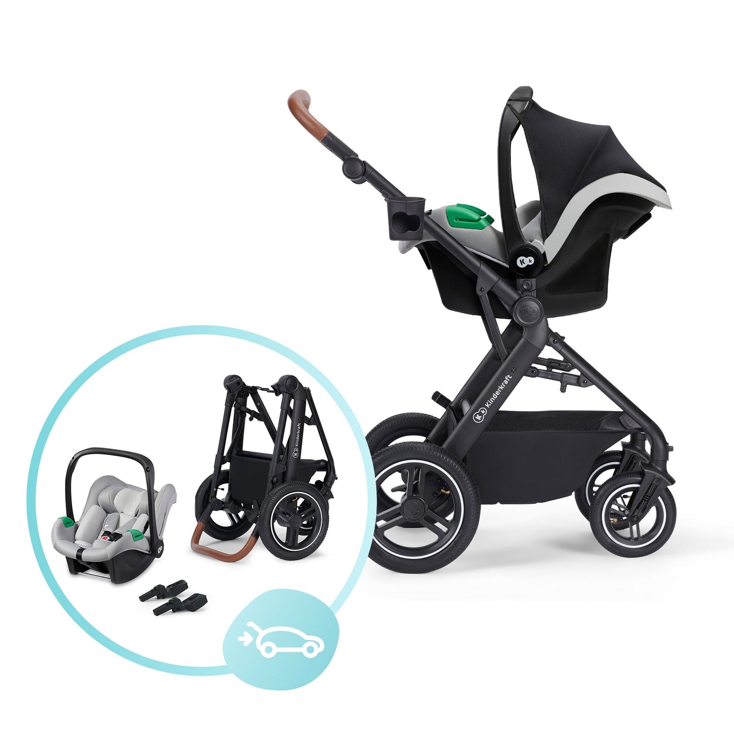Carrito 3 en 1 B-TOUR con Mink PRO