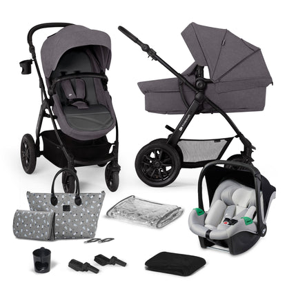 Kinderkraft Carrito Xmoov 3 en 1 con MINK PRO de Bebé 2023 2 Piezas Desde 0 meses hasta 22 kg