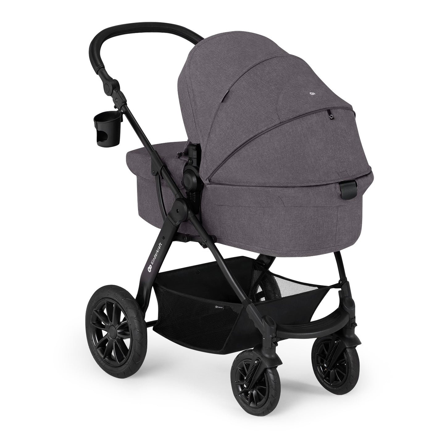 Kinderkraft Carrito Xmoov 3 en 1 con MINK PRO de Bebé 2023 2 Piezas Desde 0 meses hasta 22 kg