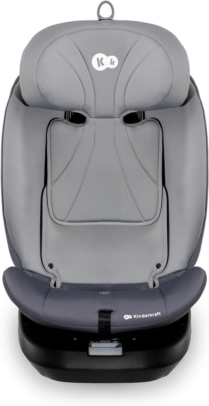 Kinderkraft I-GROW Silla de auto bebé/niño, I-SIZE 40-150, Isofix, Ajustable Grupo 0+/1/2/3, 0-36 kg