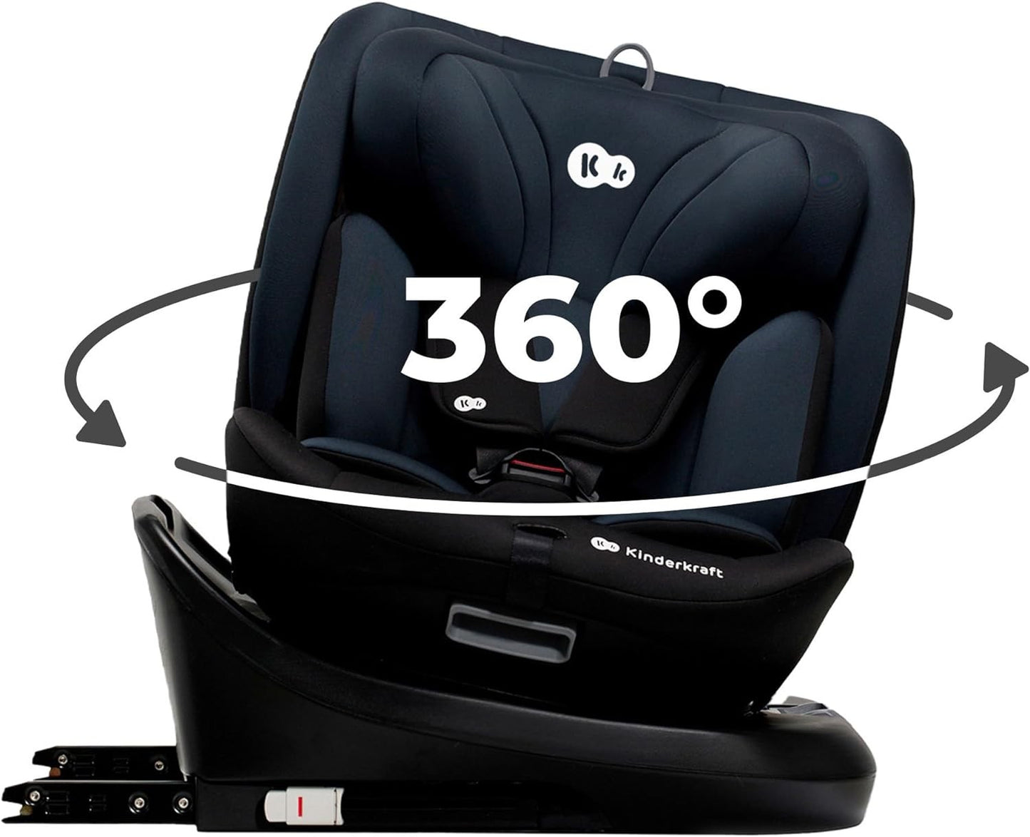 Kinderkraft I-GROW Silla de auto bebé/niño, I-SIZE 40-150, Isofix, Ajustable Grupo 0+/1/2/3, 0-36 kg