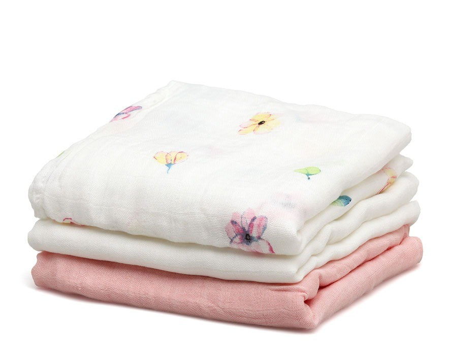 Pack 3 Gasitas 70x70cm de Bambú Kiokids