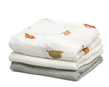 Pack 3 Gasitas 70x70cm de Bambú Kiokids