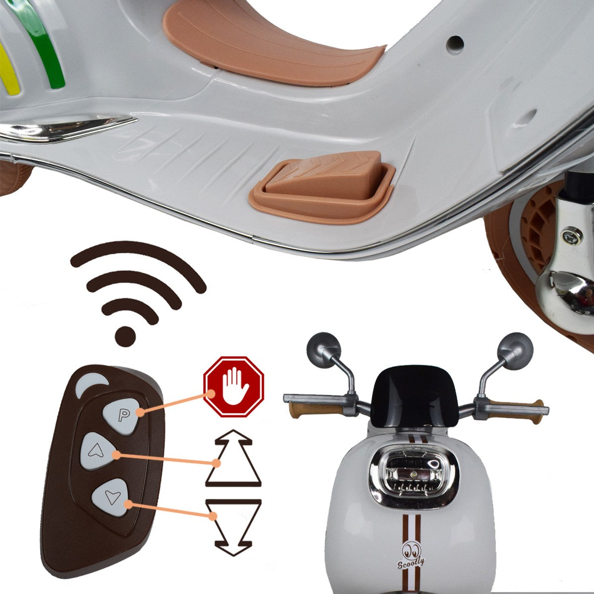 Moto Eléctrica para niños SCOOTLY de Twinly