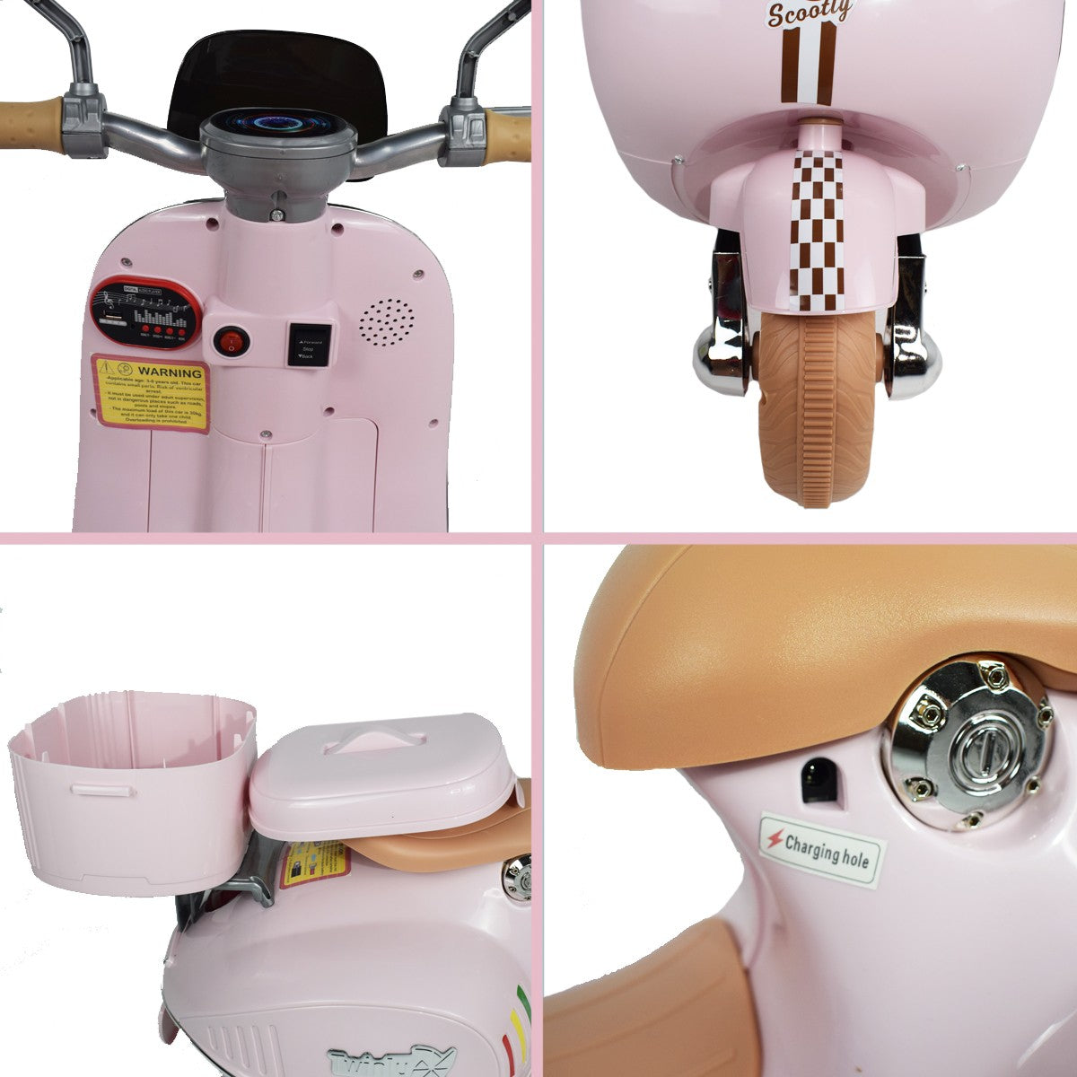 Moto Eléctrica para niños SCOOTLY de Twinly