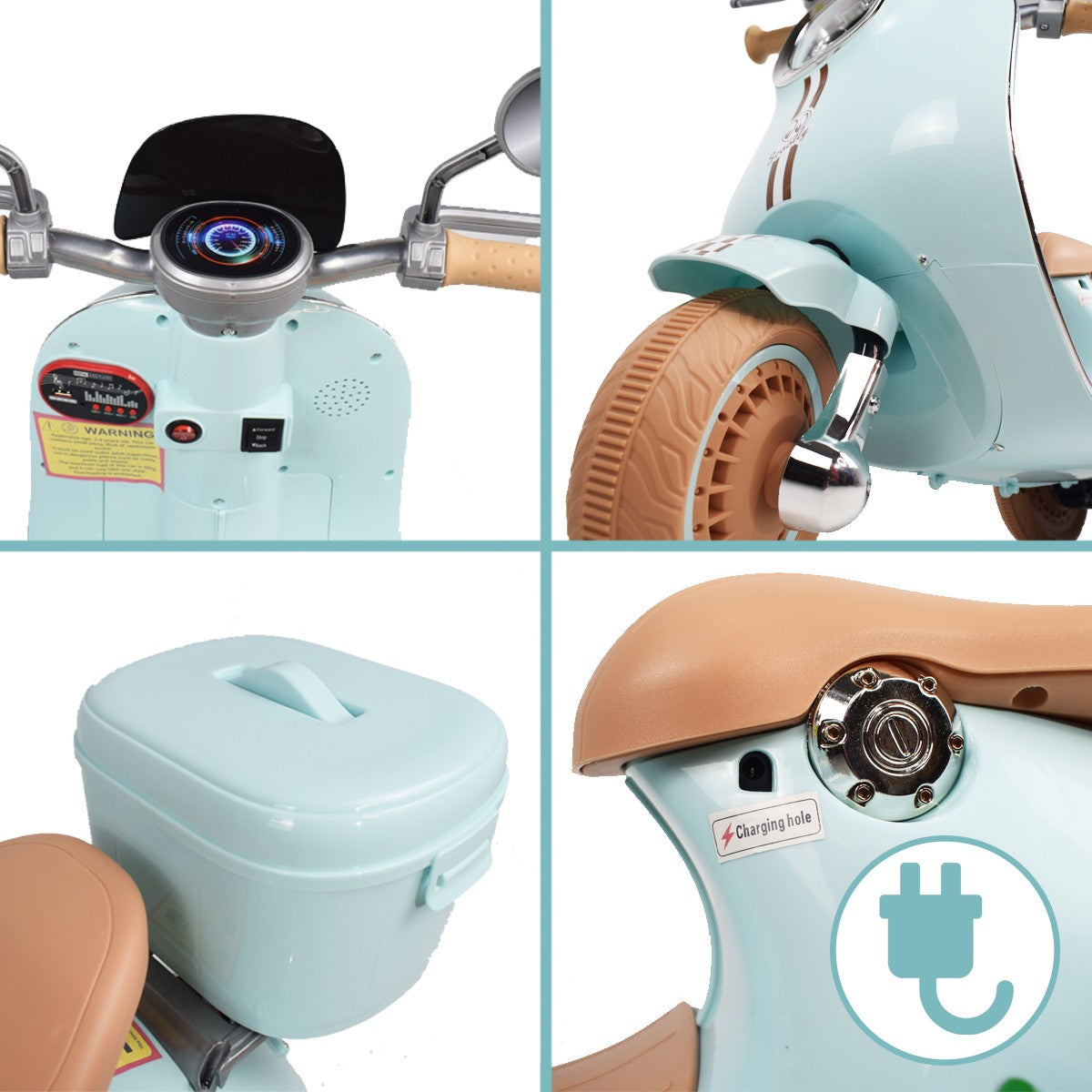 Moto Eléctrica para niños SCOOTLY de Twinly