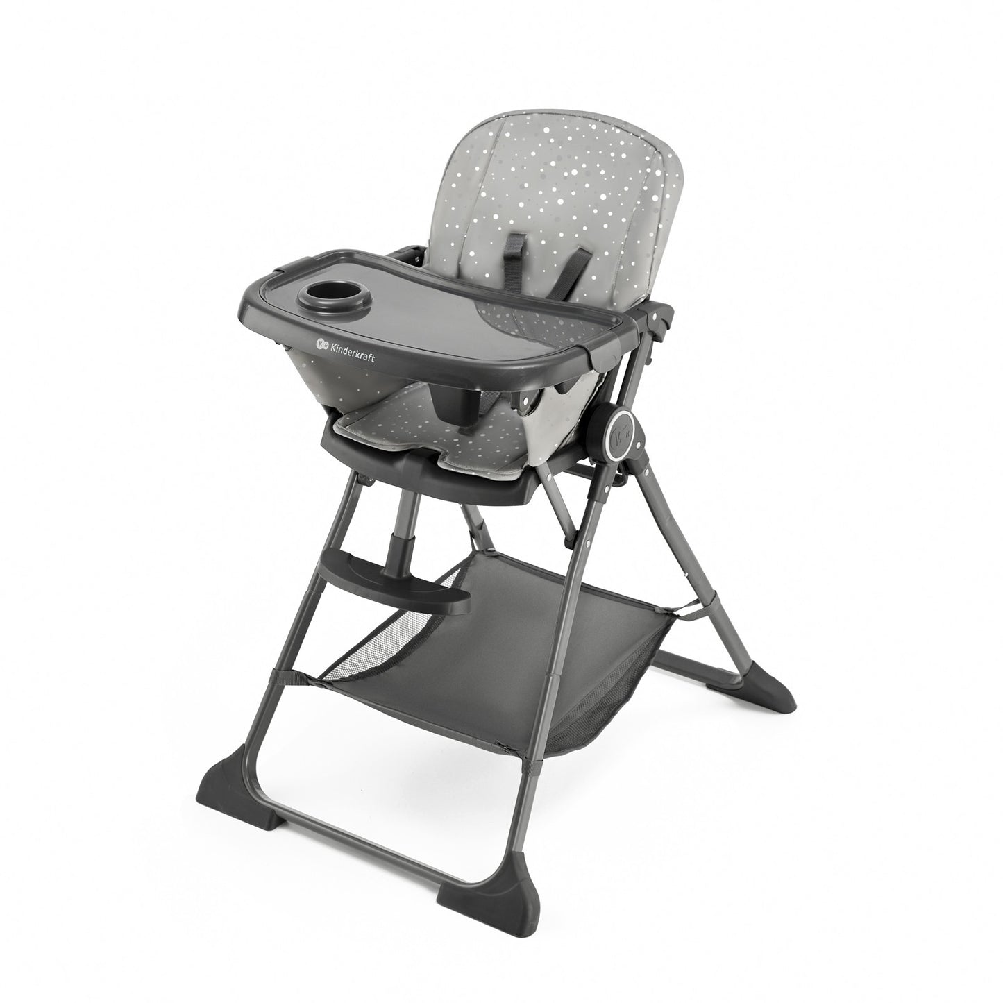 Kinderkraft FOLDEE Trona Bebé, ergonómica, cómoda, reclinable, plegable