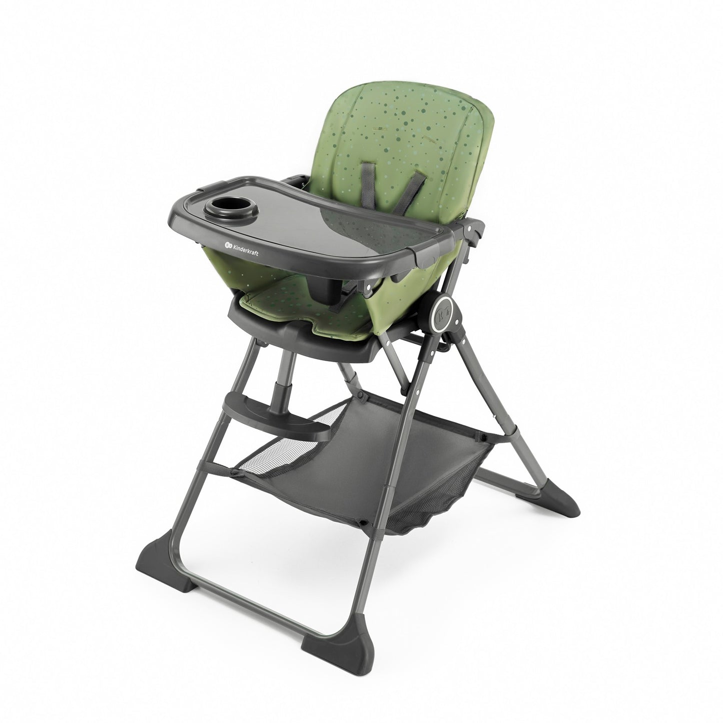 Kinderkraft FOLDEE Trona Bebé, ergonómica, cómoda, reclinable, plegable