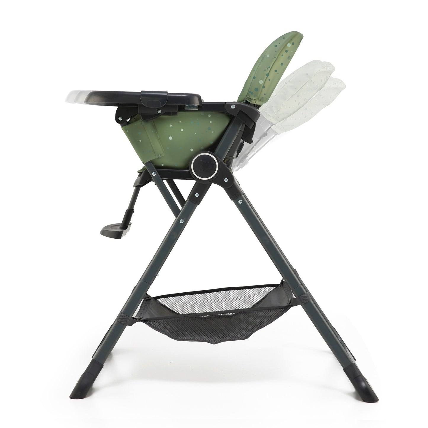 Kinderkraft FOLDEE Trona Bebé, ergonómica, cómoda, reclinable, plegable