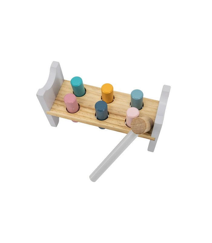 Juguete Banco Pica Colores con Martillo de Madera PolarB