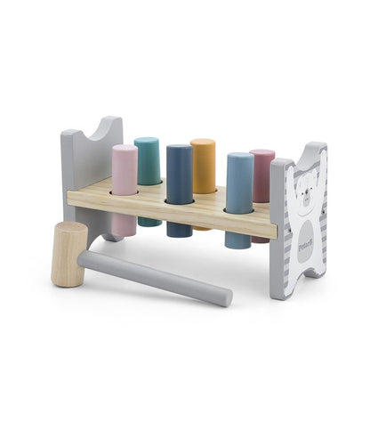 Juguete Banco Pica Colores con Martillo de Madera PolarB