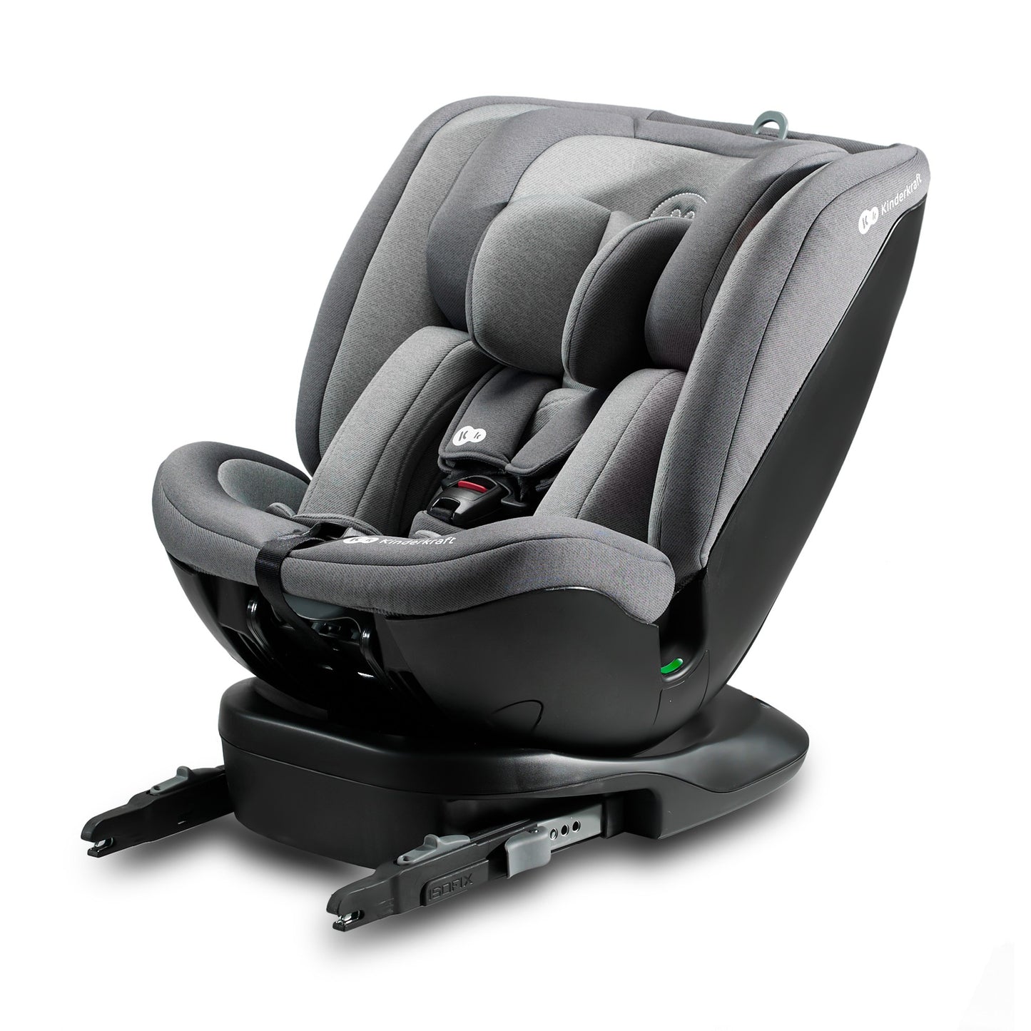Kinderkraft XPEDITION 2 I-Size, Silla de coche, Isofix, Ajustable 5 posiciones, Giratoria 360º