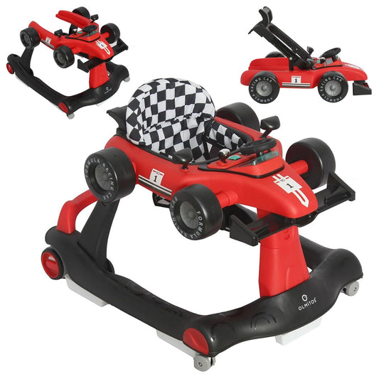 Olmitos - Andador bebé 3 en 1 RACING: Correpasillos y Carrito de Empuje para bebés – a partir de 6 meses para aprendizaje