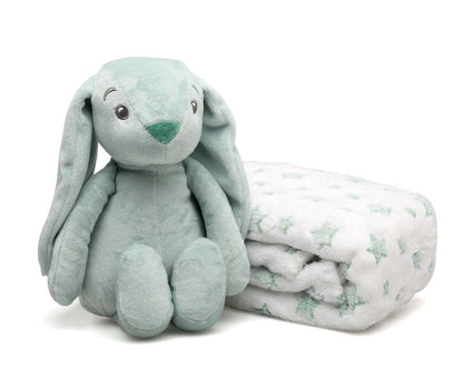 Set Peluche Conejito con Manta Polar de Kiokids