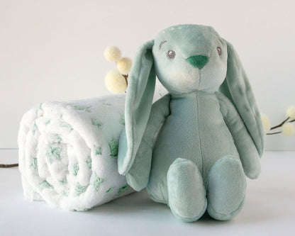 Set Peluche Conejito con Manta Polar de Kiokids