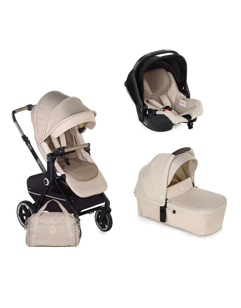 Cochecito Crosslight + Capazo Sweet + portabebé Koos iSize R1 de Jané