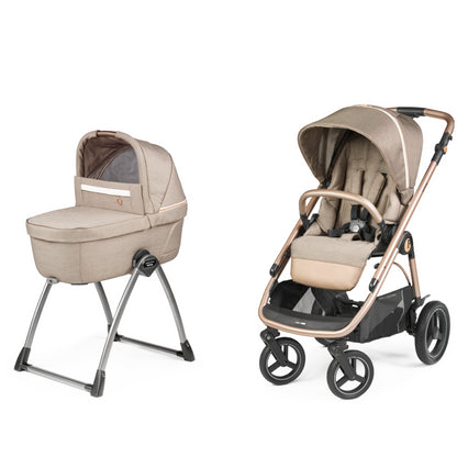Duo Cochecito Veloce Belvedere con Soporte para Capazo de Peg Perego