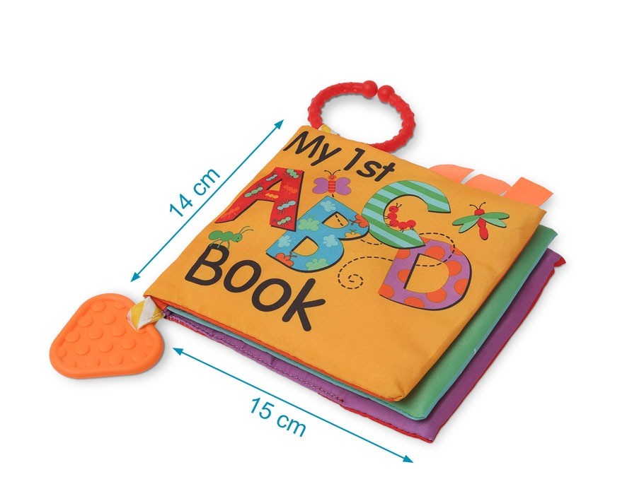 Libro Textil Infantil de Juguete Actividades con Letras de Kiokids