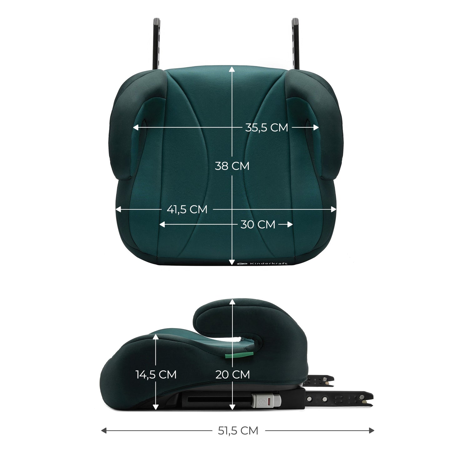 Kinderkraft I-BOOST Silla de auto I-Size 135-150cm asiento elevador de 9 a 12 años