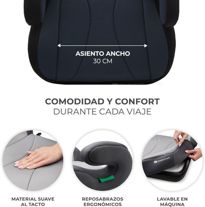 Kinderkraft I-BOOST Silla de auto I-Size 135-150cm asiento elevador de 9 a 12 años