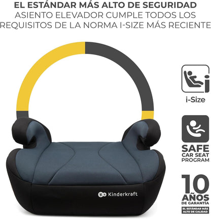 Kinderkraft I-BOOST Silla de auto I-Size 135-150cm asiento elevador de 9 a 12 años