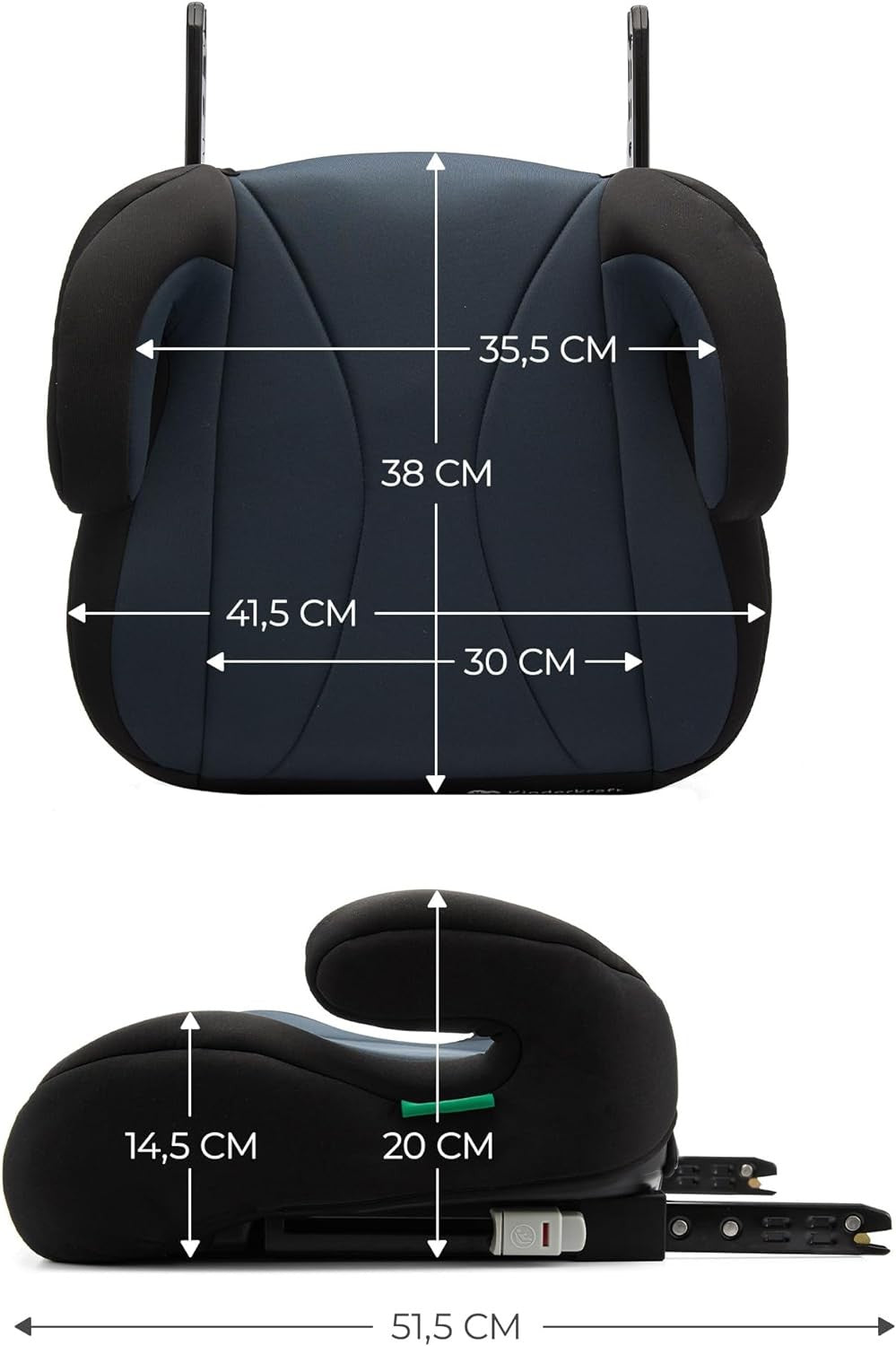 Kinderkraft I-BOOST Silla de auto I-Size 135-150cm asiento elevador de 9 a 12 años
