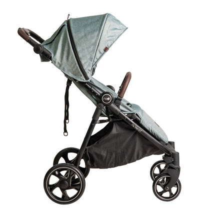 Niu – Silla de Paseo Cochecito de bebé VentT+ Capota XXL -Mosquitera y plástico de lluvia