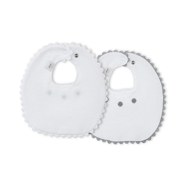 Pack 2 Baberos 3 Puntos de Interbaby