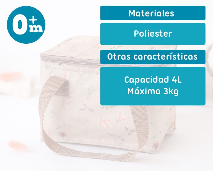 Nevera Térmica Bebé Flores de Kiokids