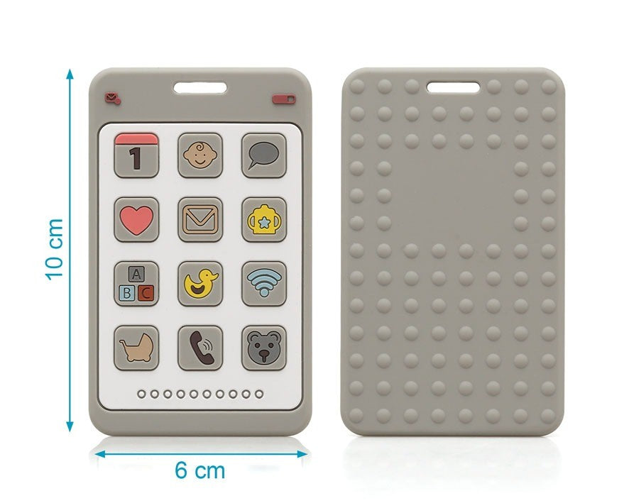 Mordedor Silicona Con Forma De Teléfono de Kiokids