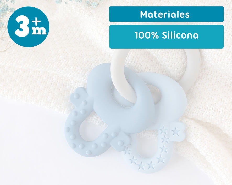 Mordedor Llaves de Silicona Kiokids