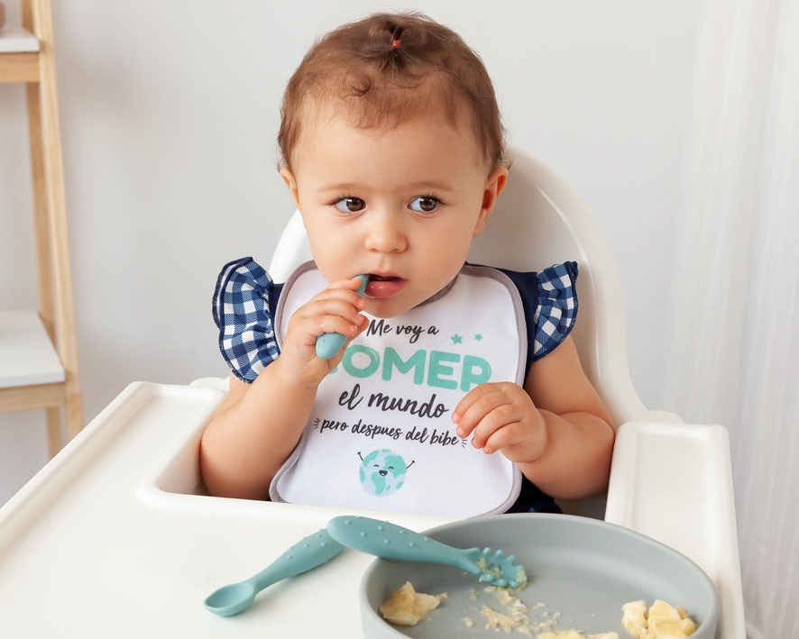 Set Cubiertos de Aprendizaje Silicona de Kiokids