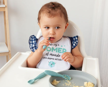 Set Cubiertos de Aprendizaje Silicona de Kiokids