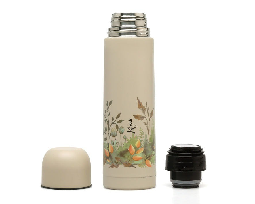 Termo para Líquidos 500ml Estampado Hojas de Kiokids