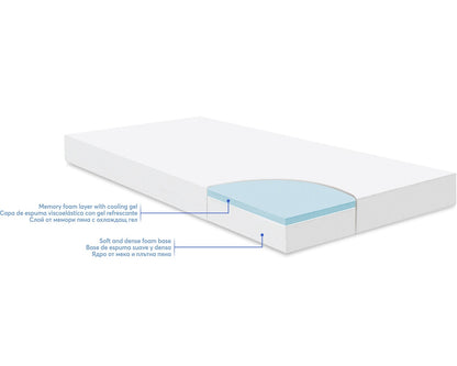 Colchón Memory Comfort Cool gel 60x120 Bear de Kikkaboo