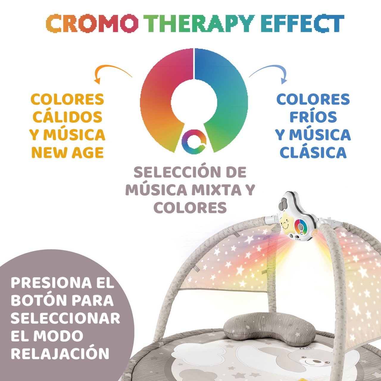 Manta de atividades para academia Chicco Enjoy Colors