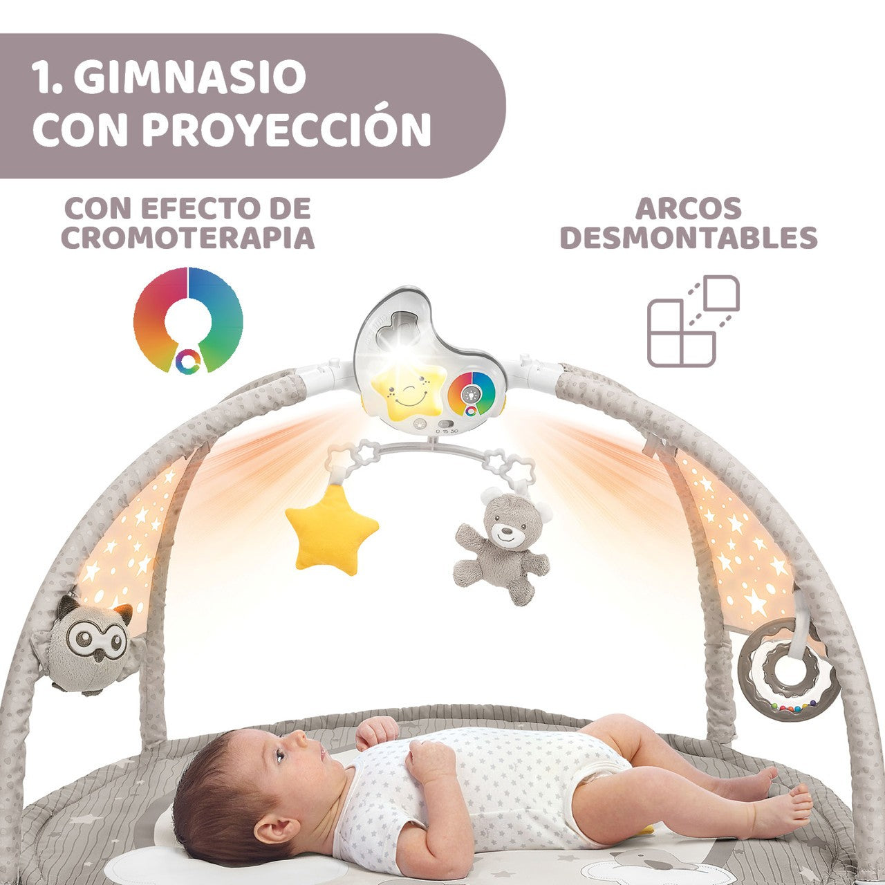 Manta de atividades para academia Chicco Enjoy Colors