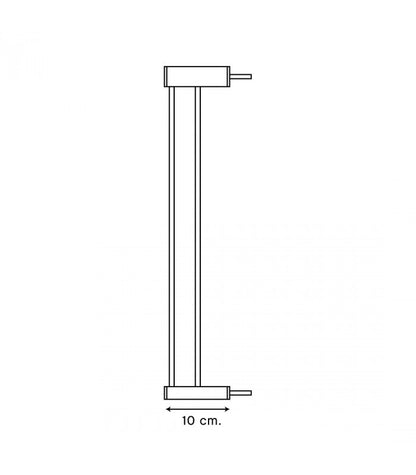 EXTENSIÓN 10 CM PARA PUERTA DE SEGURIDAD DE OLMITOS