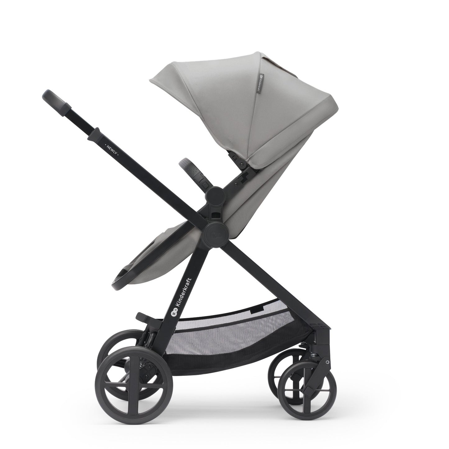 Kinderkraft NEWLY Carrito bebe 3 en 1, I-Size, Silla De Paseo, Ligera, Cochecito 3 Piezas, Plegable, hasta 22 kg