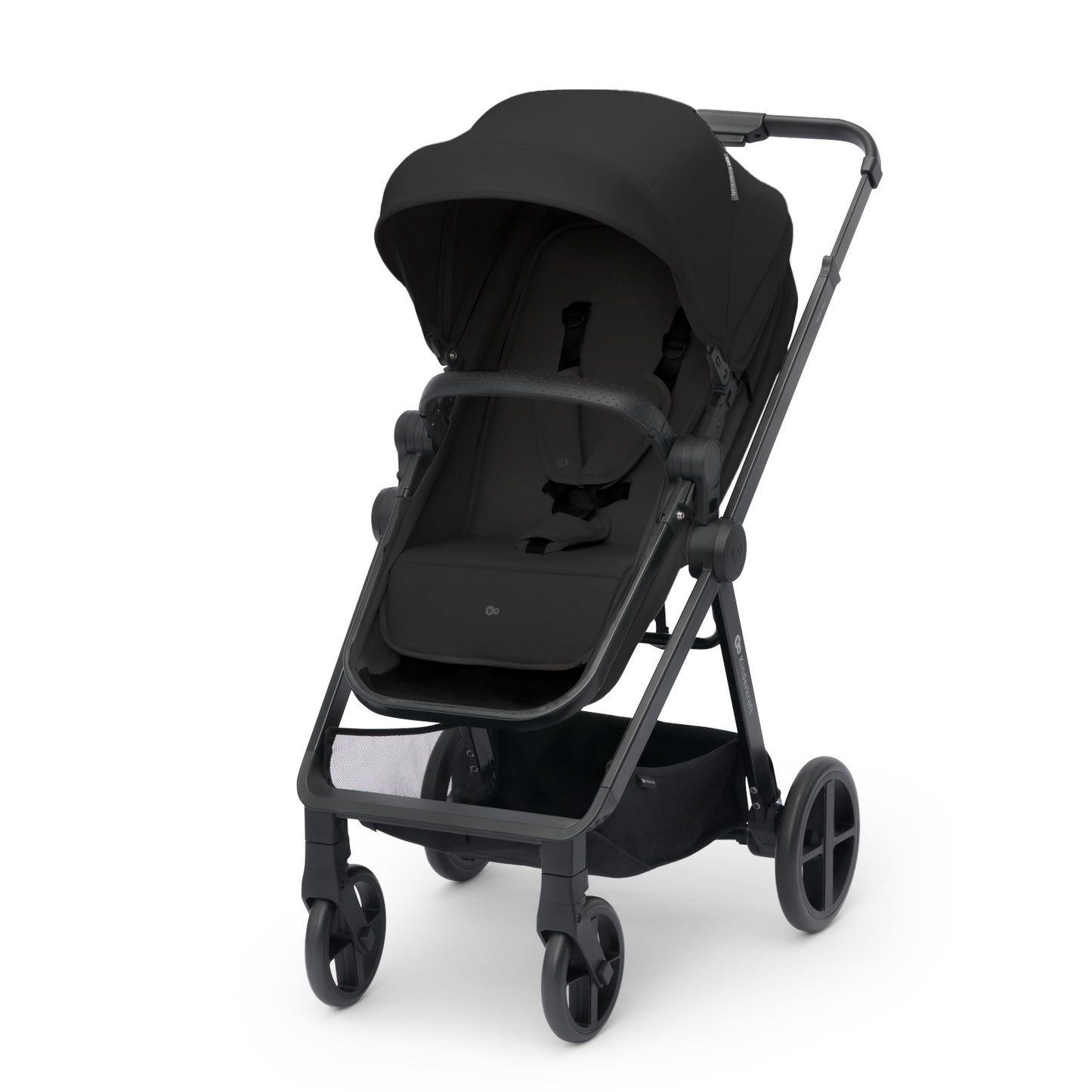 Kinderkraft - Carrito bebe NEWLY 4 en 1 con Mink Pro I-Size y Base Isofix, Ligera 3 Piezas hasta 22 kg