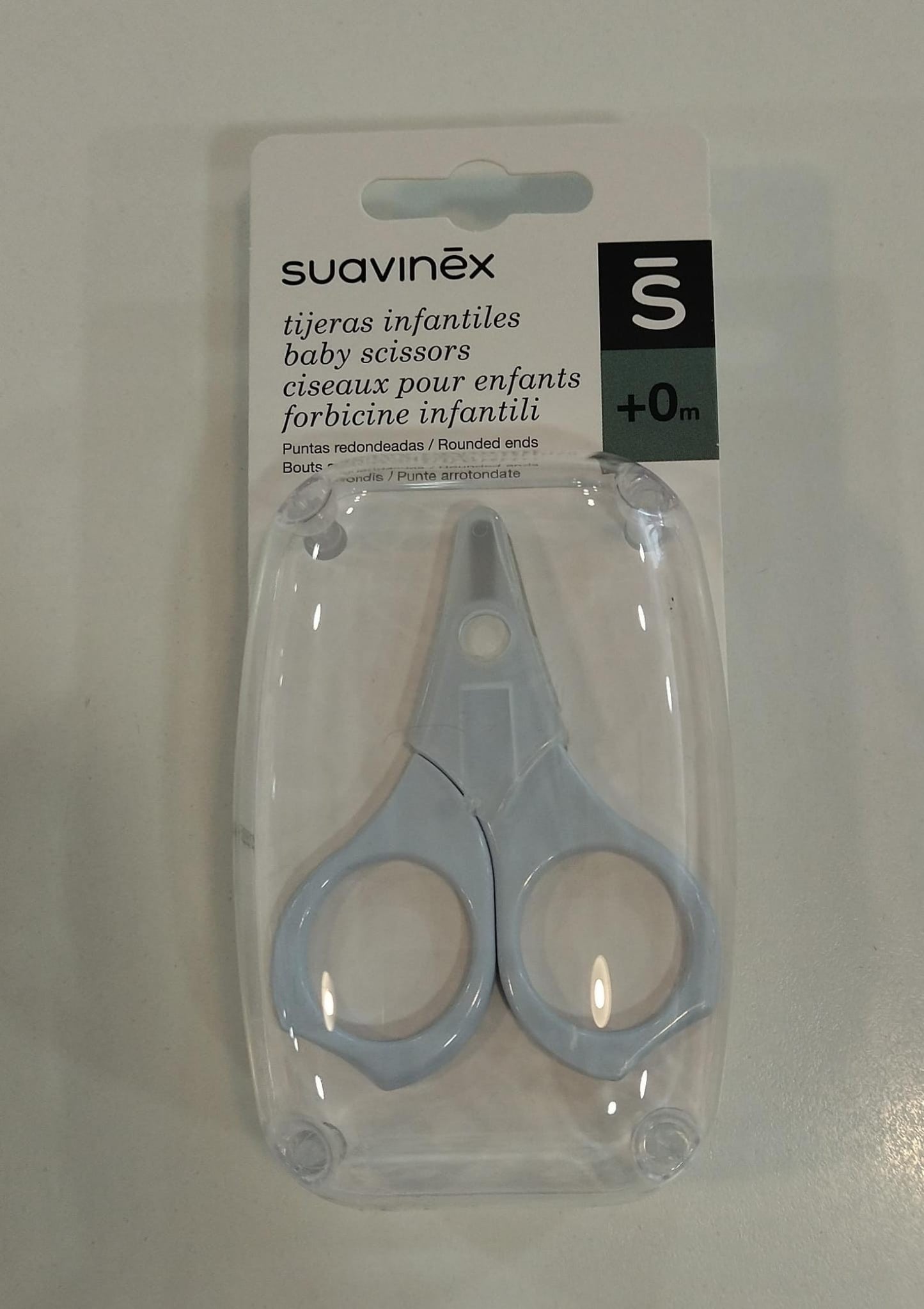 Tijeras para bebés redondeada de Suavinex