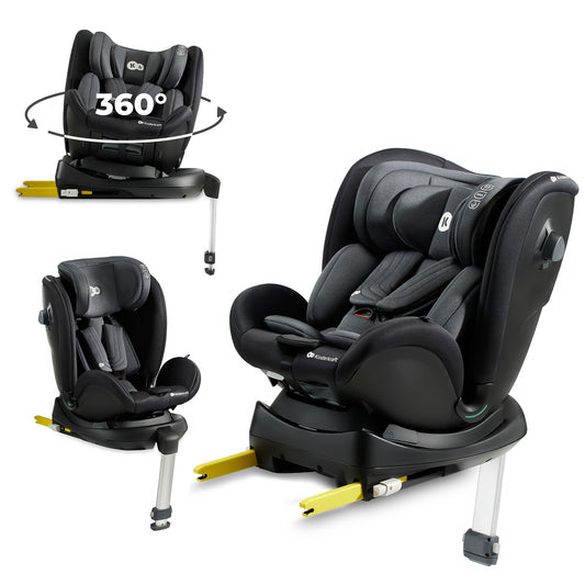 Kinderkraft - Silla de Auto XRIDER para bebé con Isofix - 40-125 cm hasta 7 años 360º, grupo 0 1 2