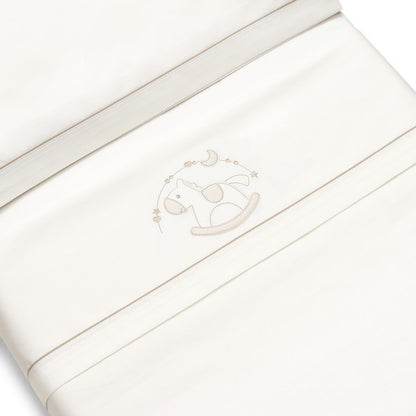 Conjunto de lençóis para berço Interbaby + porta-chupeta Horse