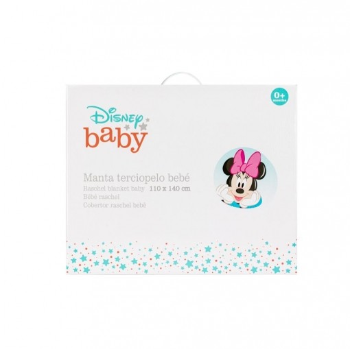 Manta Bebé Terciopelo para Cuna de Disney